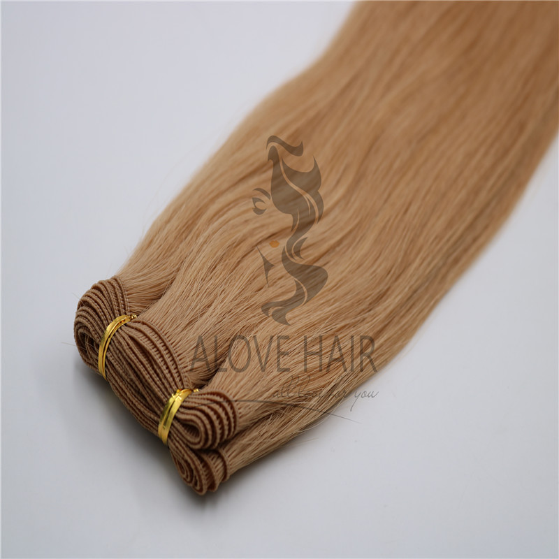 Best quality hand tied wefts for USA hair salon and wholesaler