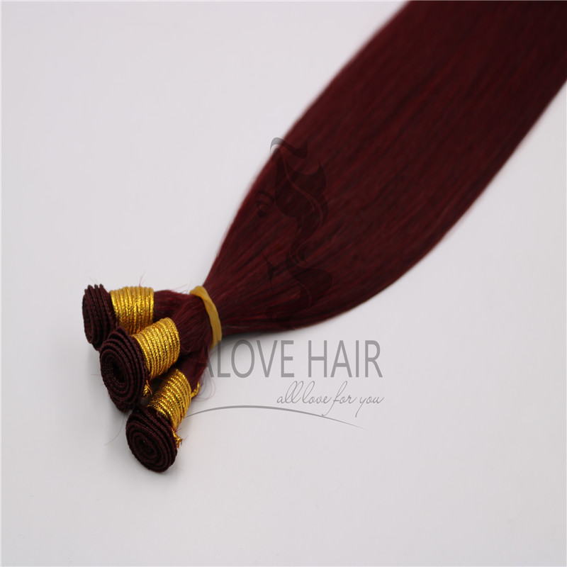 High quality handtied wefts hair extensions