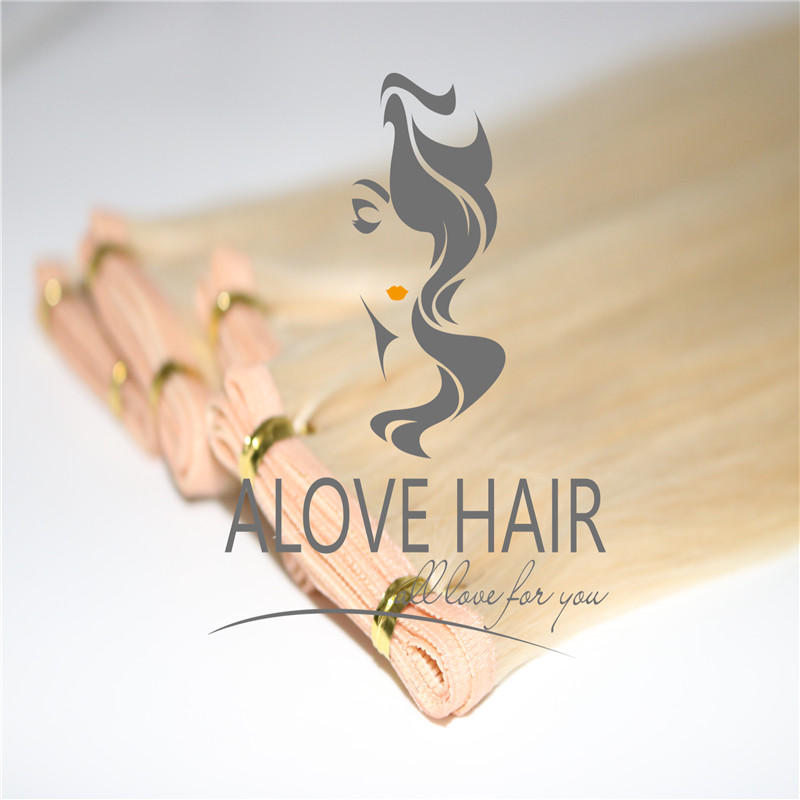 High quality flat weft hair extensions manufacturer in China 