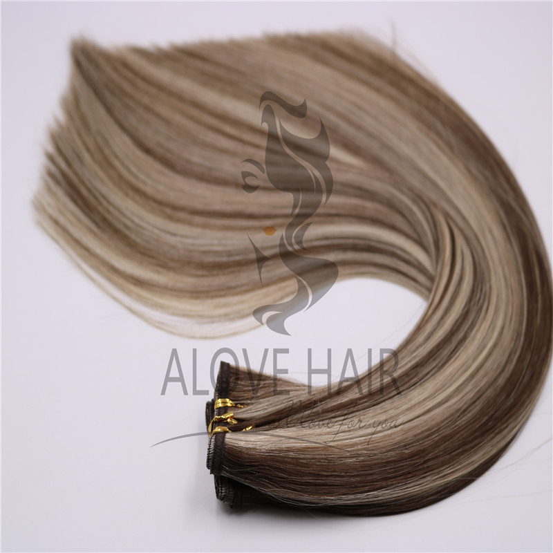 High quality flat wefts vendor 