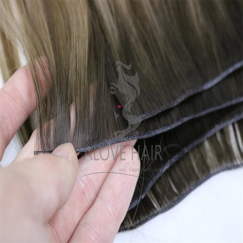 Invisible genius weft-2023 new trend hair extensions