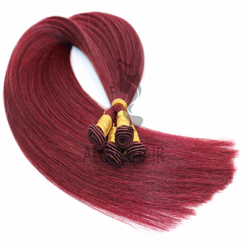 High quality handtied wefts hair extensions