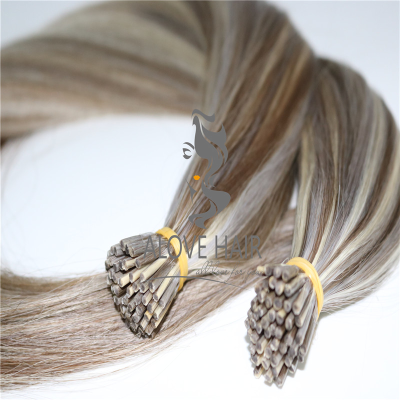 China remy i tip hair extensions manufacturer 