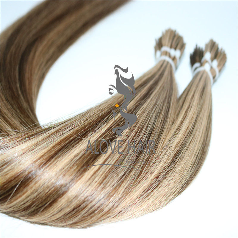 China pre bonded i tip keratin hair extensions vendor 