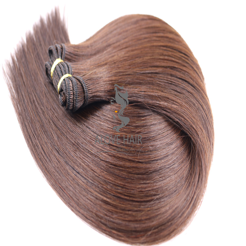 High quality cuticle intact machine weft hair extensions vendor - Alove ...