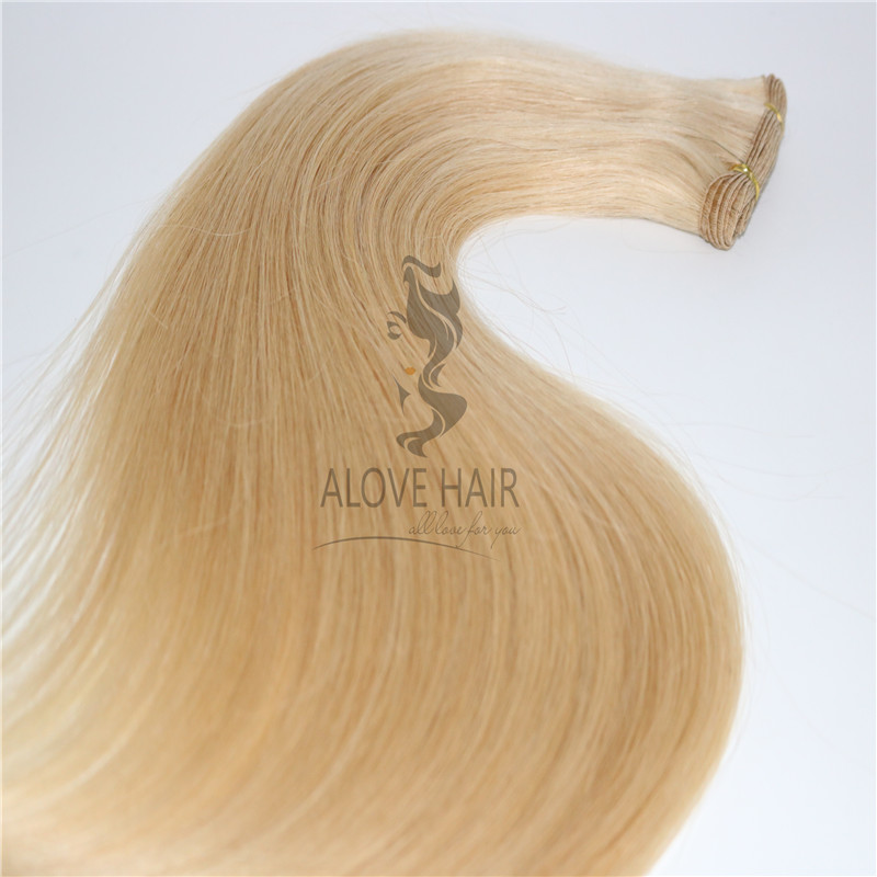 Wholesale cuticle intact remy hand tied extensions for ohio hair ...