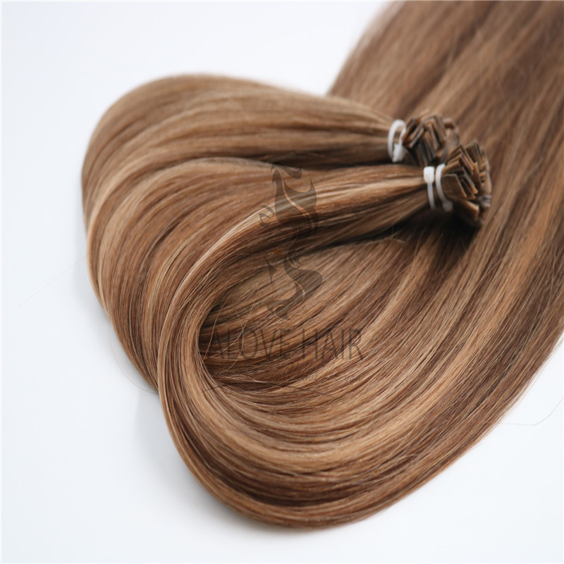 High quality flat tip hair extensions uk - Alove Hair