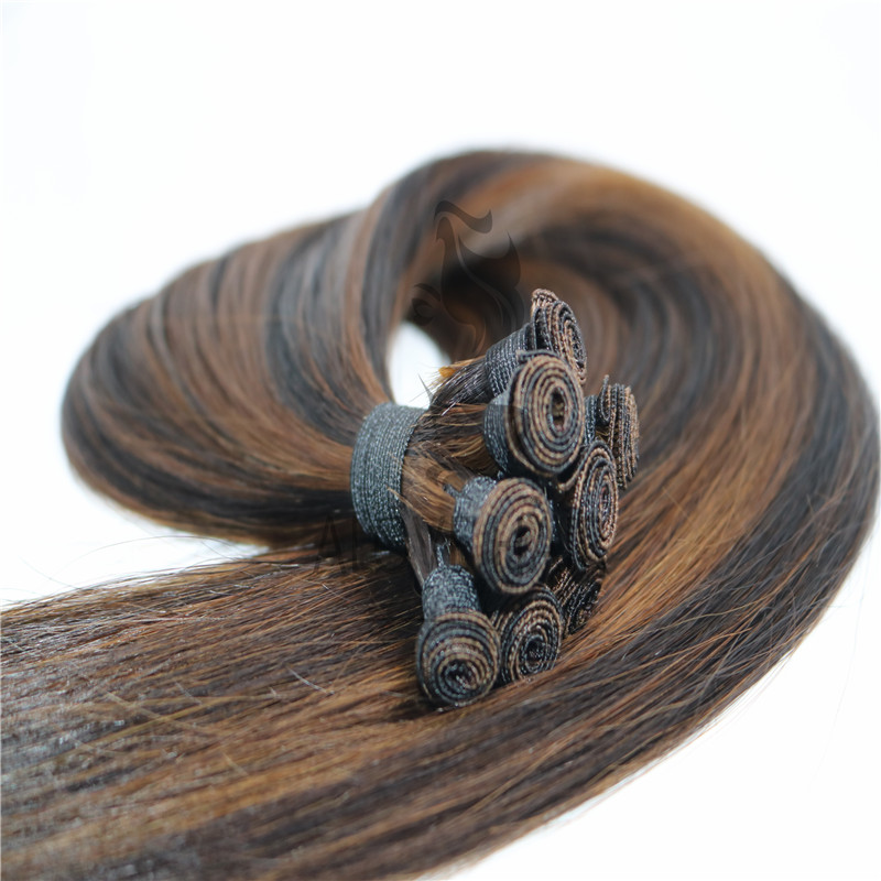 Indian Temple hair hand tied extensions vendor 