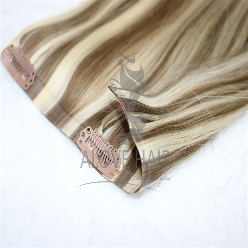 Best quality lace clip in hair extensions 