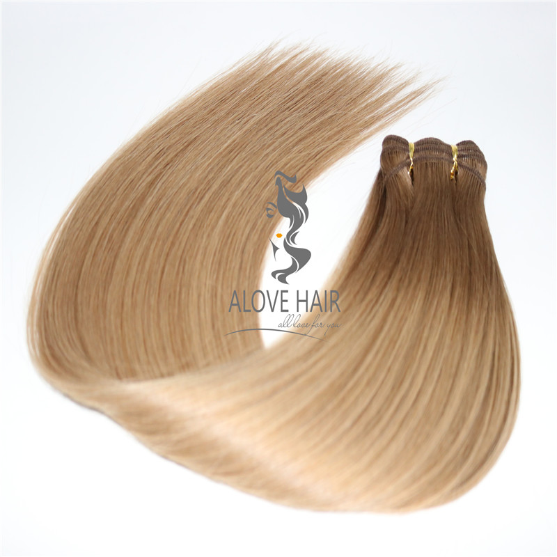 China machine weft hair extensions manufacturer