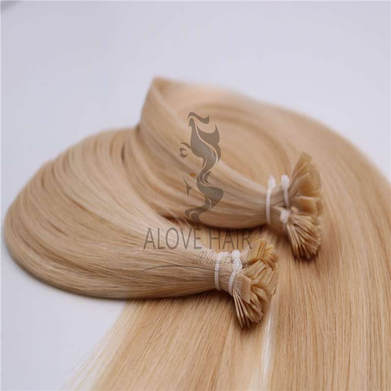 Best quality mix color flat tip hair extensions vendor 