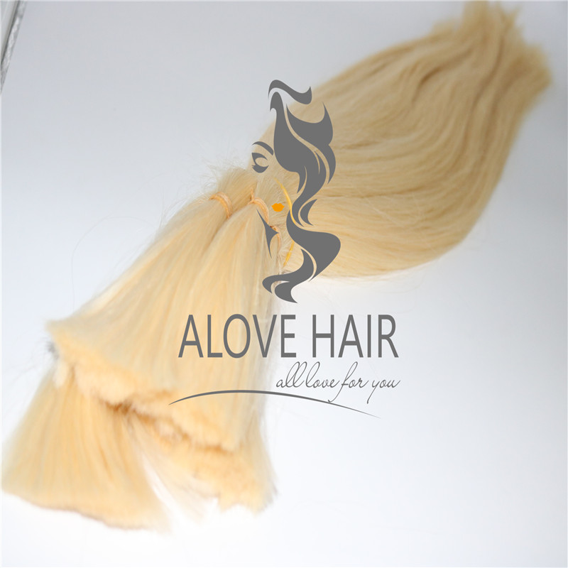 Wholesale high quality blonde color nano bead hair extensions 
