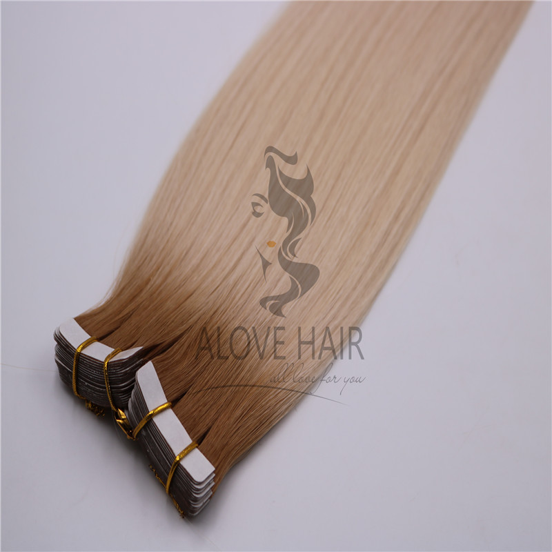 New arrival high quality best ombre color tape in hair extensions 2021