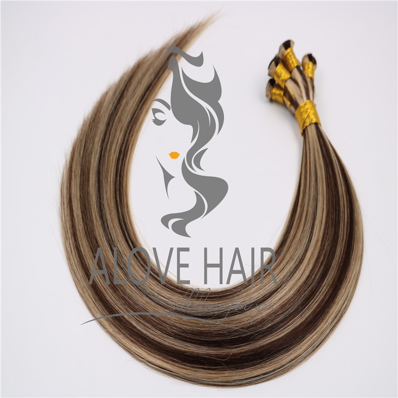 China cheap price piano color hand tied wefts vendor