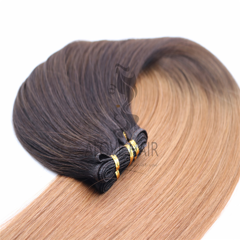 Wholesale ombre color seamless weft