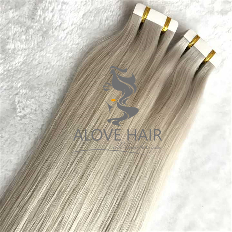 Best cuticle intact tape in hair extensions for thin hair 