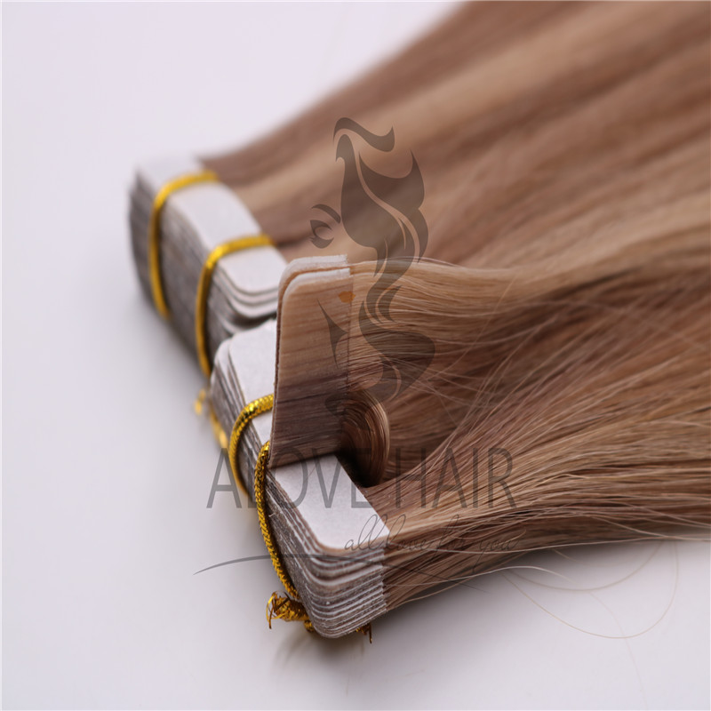 High quality double drawn tape in extensions manufacturer in China