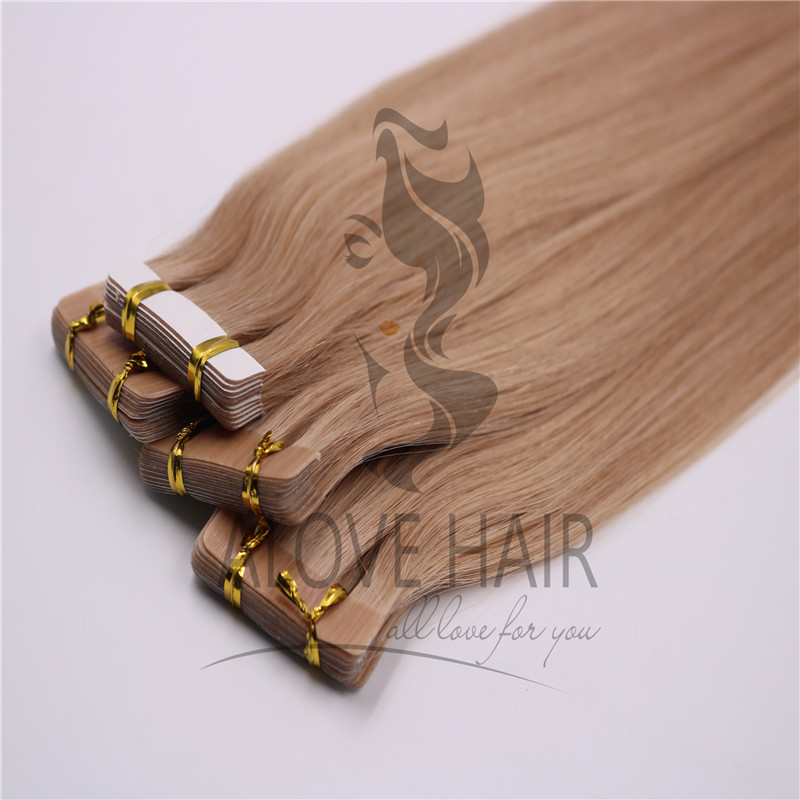 Cuticle intact remy tape in hair extensions melbourne Australia