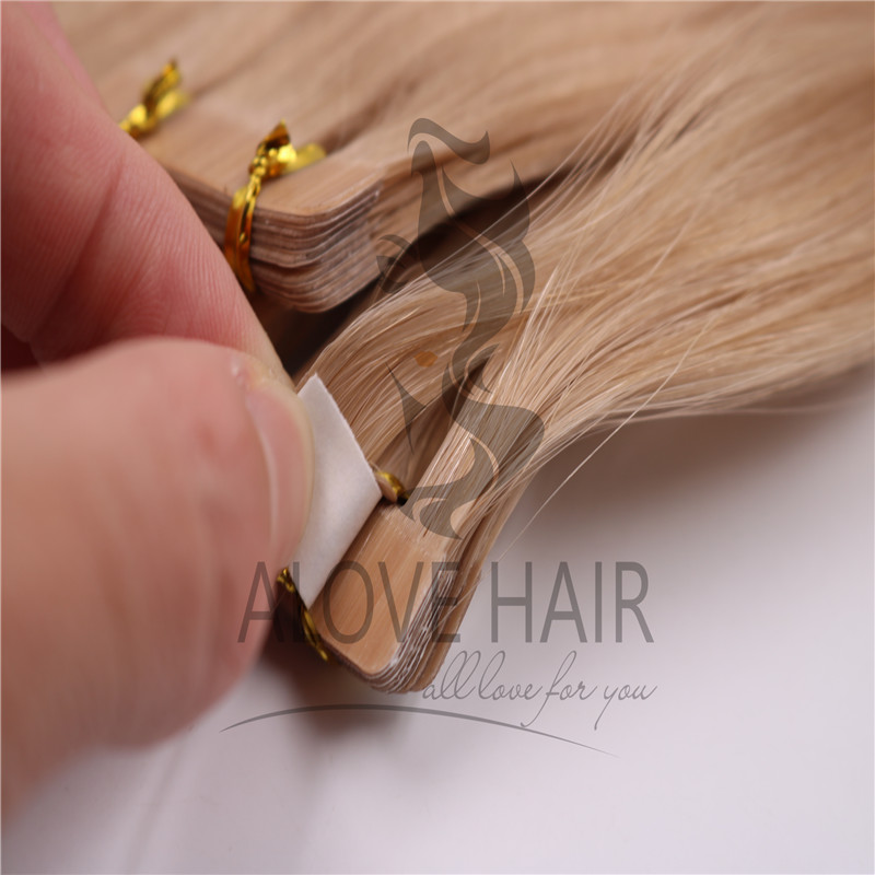 Best full cuticle tape in hair extensions for thin hair 