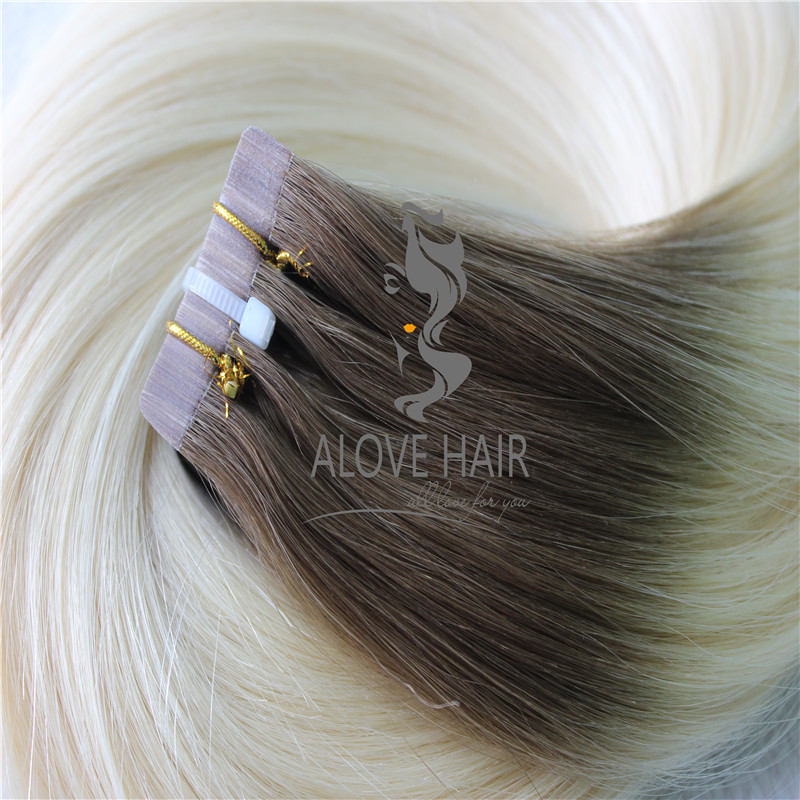 China professional ombre tape in hair extensions manufacturer