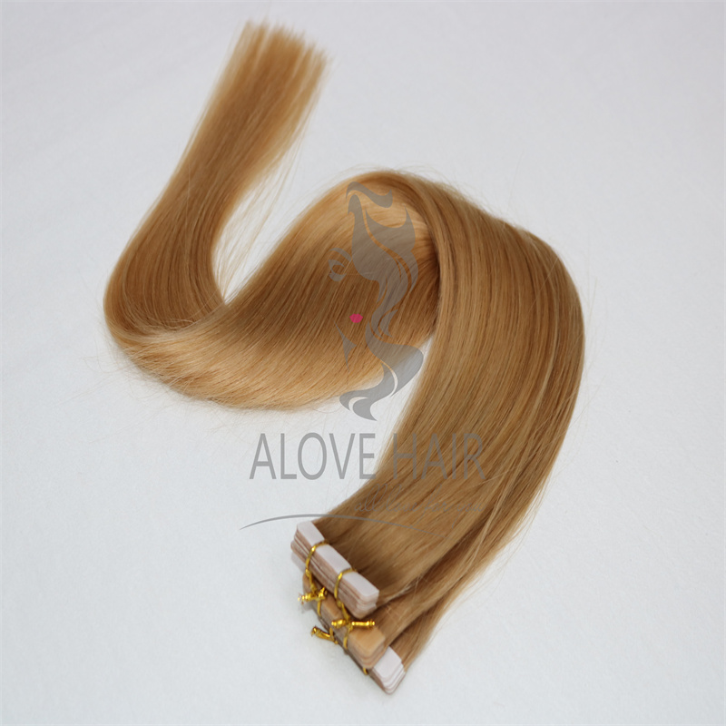 High quality tape in hair extensions for Paris hair salon and hair stylists