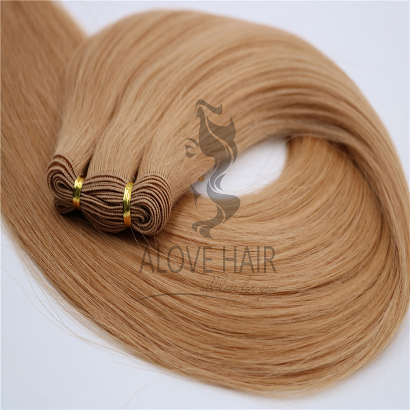 Best quality hand tied wefts for USA hair salon and wholesaler