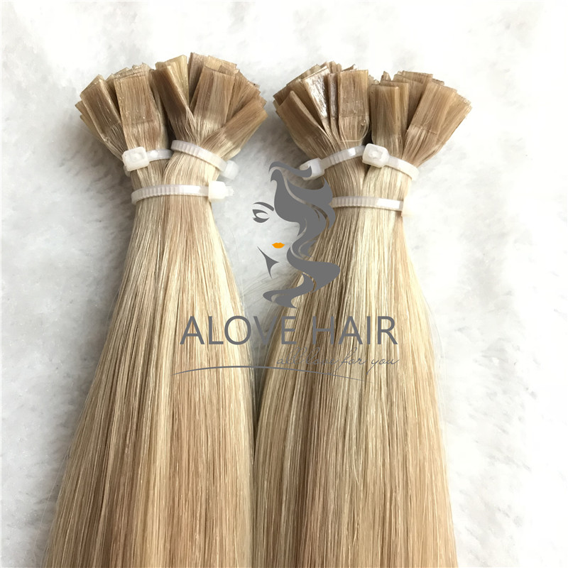 Wholesale russian mongolian flat tip hair extensions