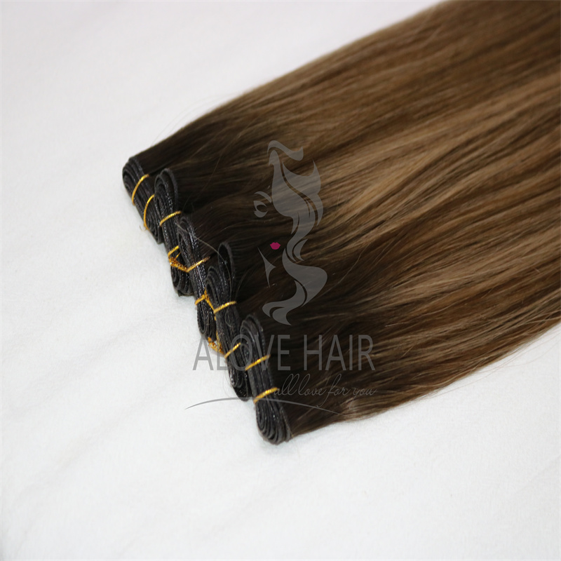 Cuticle intact genius wefts extensions