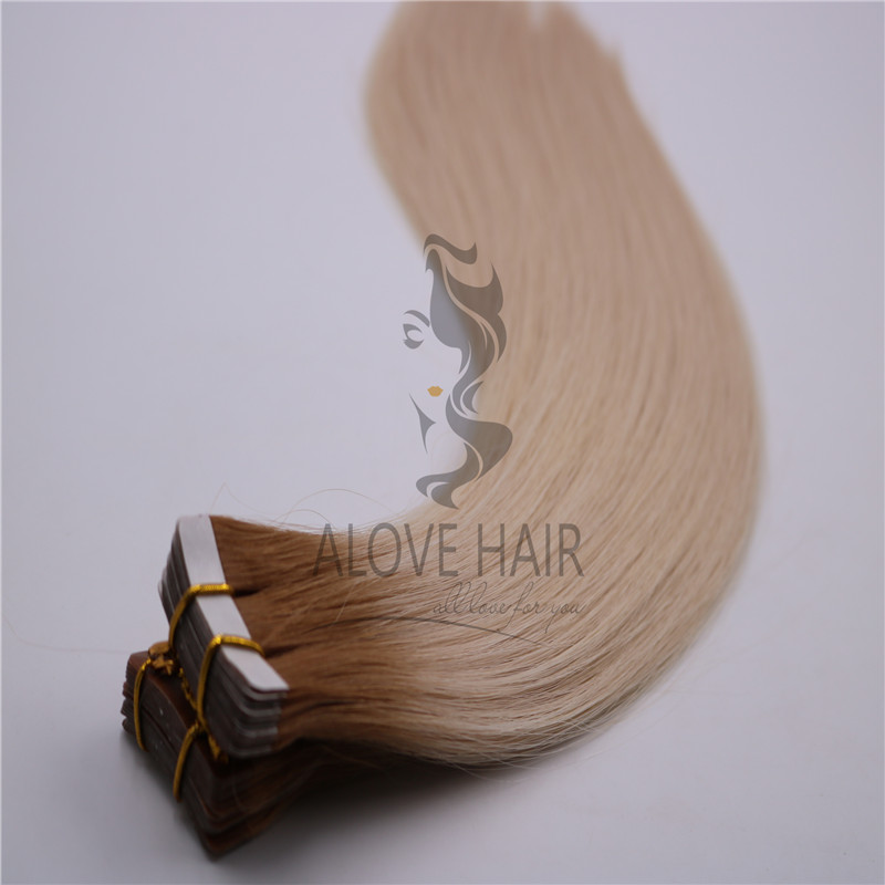 New arrival high quality best ombre color tape in hair extensions 2021 ...