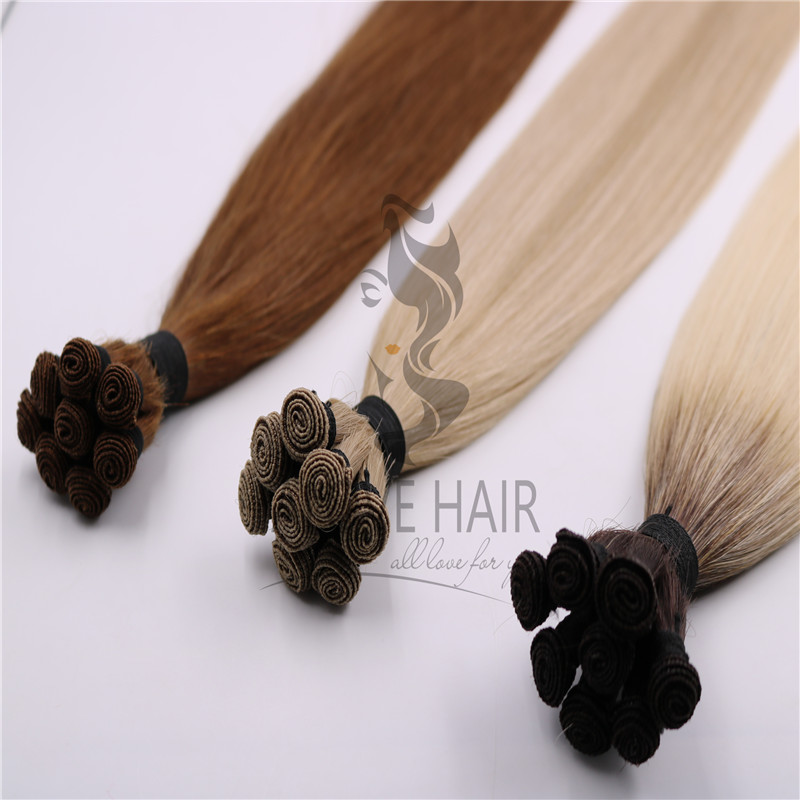 New arrival virgin hair hand tied extensions 2021